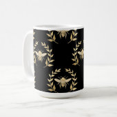 Goldene Biene Kaffeetasse (Vorderseite Links)