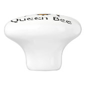 Goldene Biene mit Extravaganter Kronen-Keramik Keramikknauf (Seitenansicht)