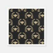 Goldene Biene Serviette (Vorderseite)
