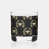 Goldene Biene Whiskyglas (Vorderseite)