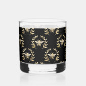 Goldene Biene Whiskyglas (Rückseite)
