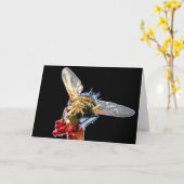 Goldene Bienenstockkarte Karte (Gelbe Blume)