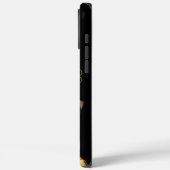 Goldene Bikefahnen in kühlem Display Case-Mate iPhone Hülle (Rückseite / Links)