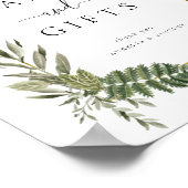 Goldene Bilderrahmen-Karten und Geschenke aus bota Poster (Ecke)