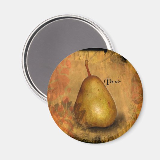 Goldene Birne Magnet (Vorderseite/Rückseite)