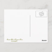 Goldene Birne Postkarte (Rückseite)