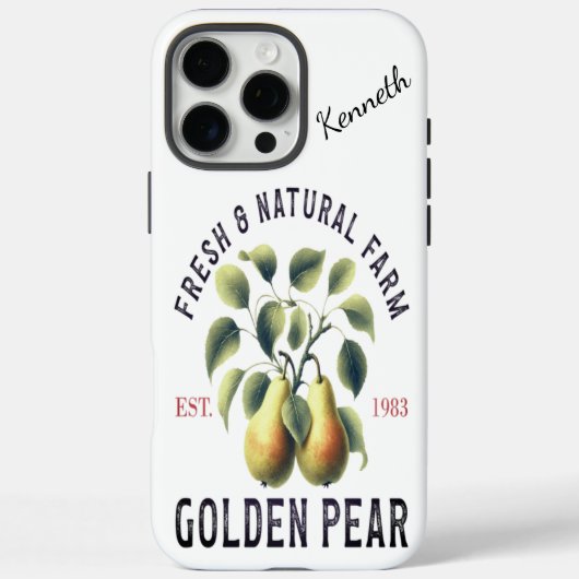 Goldene Birnen aus einem natürlichen Bauernhof Case-Mate iPhone Hülle (Rückseite)