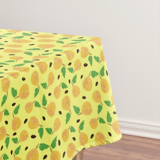 Goldene Birnen Kollektion Gelb Hell Tischdecke (Beispiel)