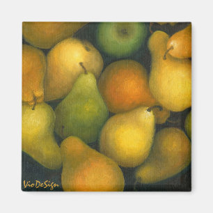 goldene Birnen Magnet