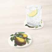 Goldene Birnen Untersetzer (Seite)