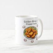 Goldene Bissen des Glücks Kaffeetasse (VorderseiteRechts)