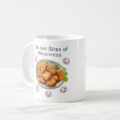 Goldene Bissen des Glücks Kaffeetasse (Vorderseite Links)