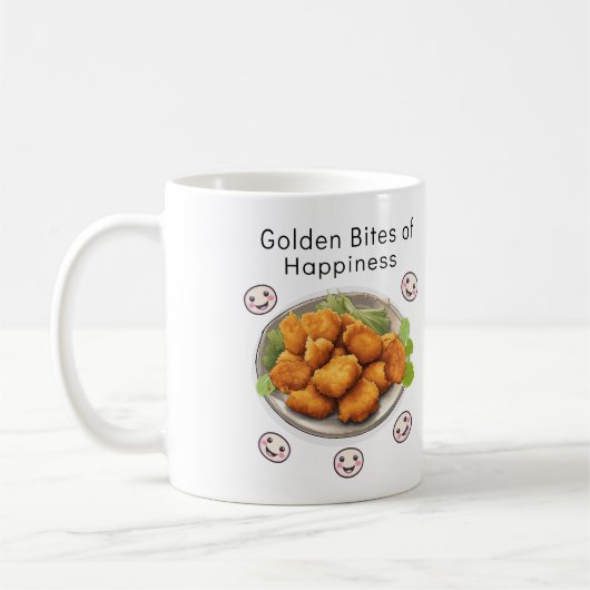 Goldene Bissen des Glücks Kaffeetasse (Links)