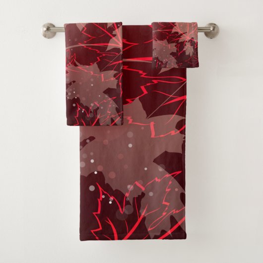 Goldene Blätter 1 Badhandtuch Set (Insitu)