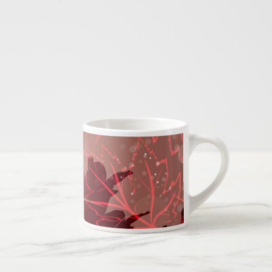 Goldene Blätter 1 Espressotasse (Rechts)