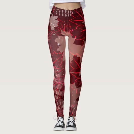 Goldene Blätter 1 Leggings (Vorderseite)