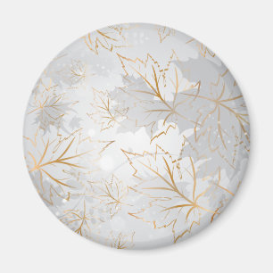 Goldene Blätter 3 Magnet