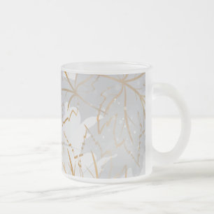 Goldene Blätter 3 Mattglastasse