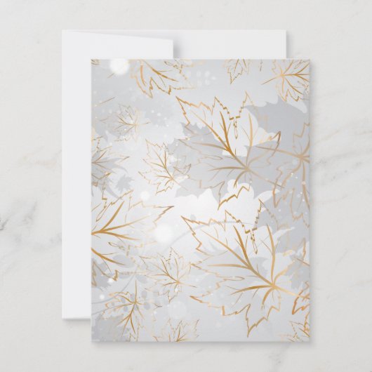 Goldene Blätter 3 Mitteilungskarte (Vorderseite)