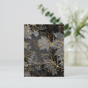 Goldene Blätter 5 Postkarte