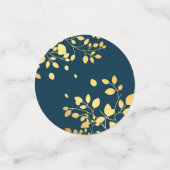 Goldene Blätter 8 Konfetti (Klein Vorderseite)