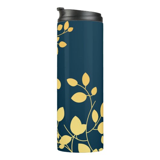 Goldene Blätter 8 Thermosbecher (Nach rechts gedreht)