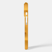 Goldene Blätter auf Ochre Case-Mate iPhone Case (Rückseite / Links)