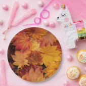 GOLDENE BLÄTTER DER AUTUMN PAPPTELLER (Party)