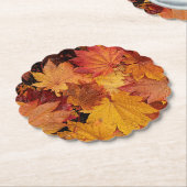 GOLDENE BLÄTTER DER AUTUMN UNTERSETZER (angewinkelt)