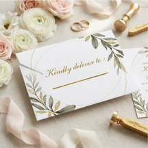 Goldene Blätter Eleganz Muslimische Hochzeitseinla