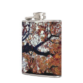 Goldene Blätter Flachmann (Links)