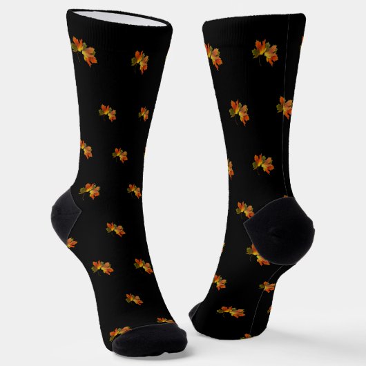 Goldene Blätter Herbst Socken (Gewinkelt)