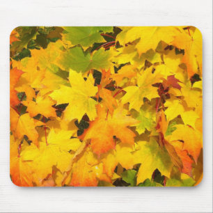 Goldene Blätter Mousepad