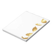 Goldene Blätter Notizblock (Rotiert)