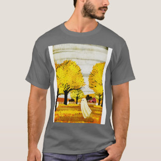 Goldene Blätter T-Shirt