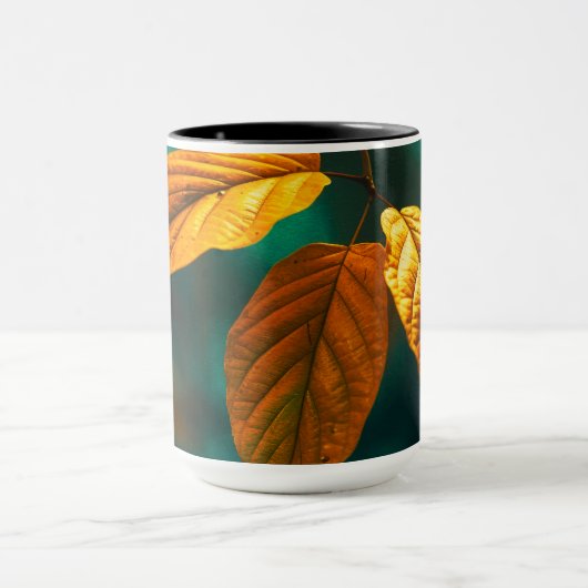 Goldene Blätter Tasse (Zentrum)