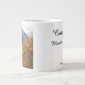 Goldene Blätter und Lebkuchen - Martha's Vineyard Jumbo-Tasse (Vorderseite)