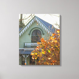 Goldene Blätter und Lebkuchen - Martha's Vineyard Leinwanddruck