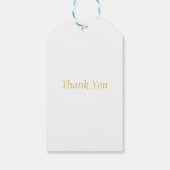 Goldene Blätter zum 50. Jahrestag der Hochzeit Geschenkanhänger (Rückseite)