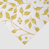 Goldene Blattmuster Seidenpapier (Detail)
