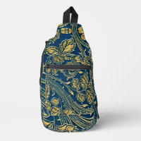 Goldene blaue Eleganz