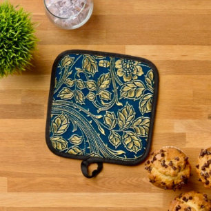 Goldene blaue Eleganz Spielkarten