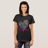 Goldene blaue Eleganz T-Shirt (Vorne ganz)