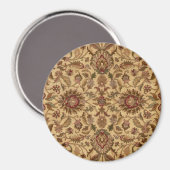 Goldene Blume Arabesque orientalisches Tapaster Magnet (Vorderseite/Rückseite)