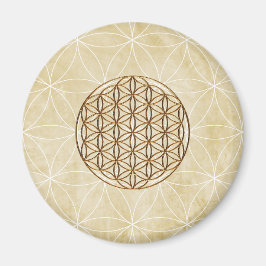 Goldene Blume des Lebens Magnet