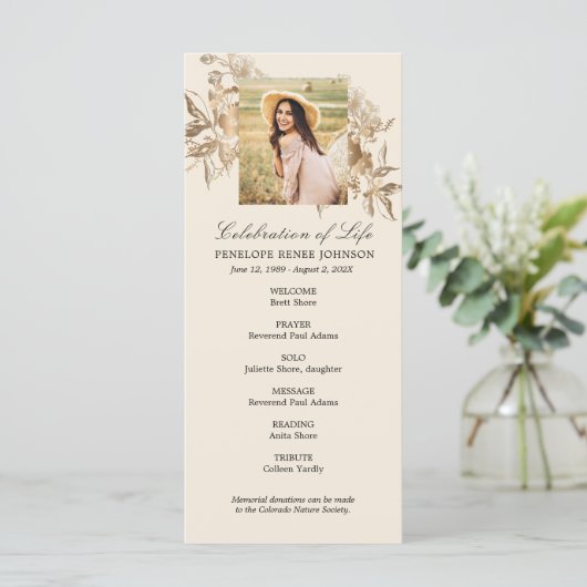 Goldene Blume - Feierlichkeiten zum Life-Programm Programm (Stehend Vorderseite)