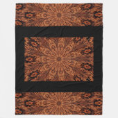 Goldene Blume Fleecedecke (Vorderseite)