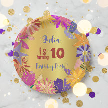 Goldene Blume Geburtstag