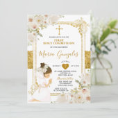 Goldene Blume Girl First Heilige Kommune Einladung (Stehend Vorderseite)