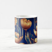 Goldene Blume Kaffeetasse (Mittel)